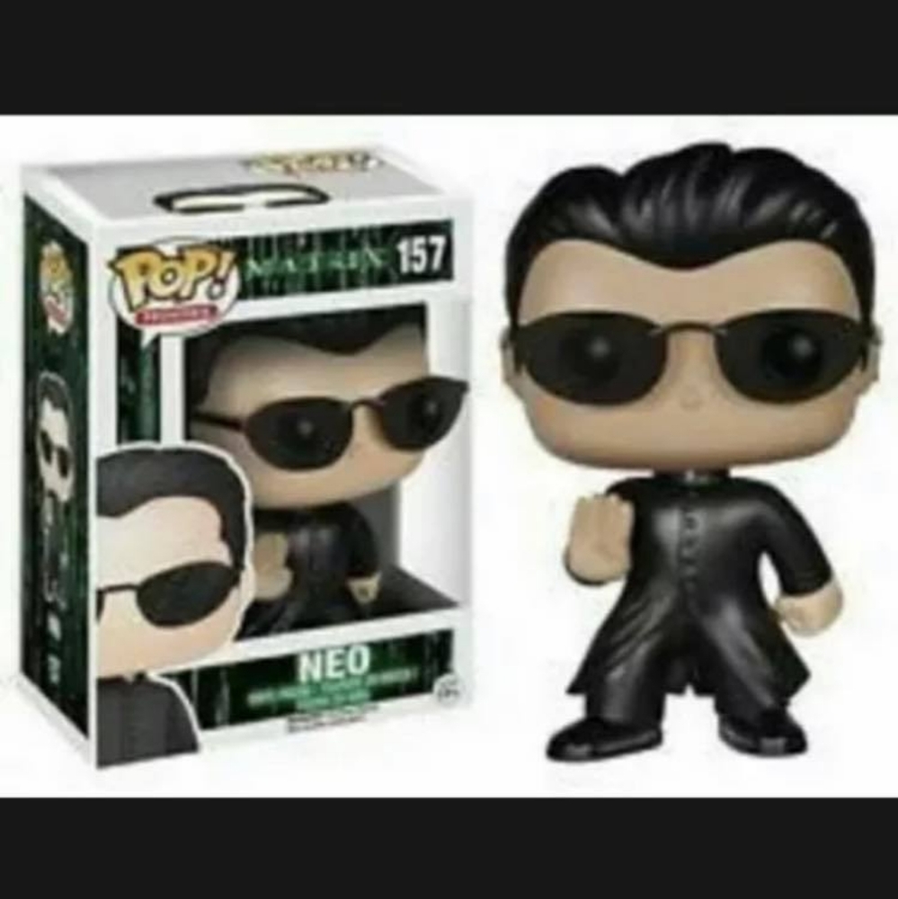Neo Funko Pop Matrix Movies #157 Vinyl Figure Vaulted with POP New Toys Real.